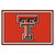 Texas Tech University - Texas Tech Red Raiders 5x8 Rug Double T Primary Logo Red