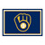 MLB - Milwaukee Brewers 5x8 Rug 59.5"x88"