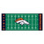 Denver Broncos Football Field Runner Bronco Head Primary Logo Green