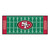San Francisco 49ers Football Field Runner 49ers Primary Logo & Wordmark Green