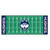 University of Connecticut - UConn Huskies Football Field Runner Husky Primary Logo Green