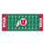 University of Utah - Utah Utes Football Field Runner Circle & Feather Logo and Wordmark Green