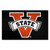 Valdosta State University - Valdosta State Blazers Starter Mat "V & Banner 'State'" Logo Black