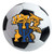 University of Kentucky - Kentucky Wildcats Soccer Ball Mat "UK & Wildcat" Logo White