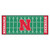 University of Nebraska - Nebraska Cornhuskers Football Field Runner N Primary Logo Green