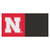 University of Nebraska - Nebraska Cornhuskers Team Carpet Tiles N Primary Logo Red