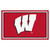 University of Wisconsin - Wisconsin Badgers 4x6 Rug W Primary Logo Red