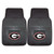 University of Georgia - Georgia Bulldogs 2-pc Vinyl Car Mat Set G Primary Logo Black