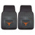 University of Texas - Texas Longhorns 2-pc Vinyl Car Mat Set Longhorn Primary Logo Black