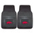 University of Arkansas - Arkansas Razorbacks 2-pc Vinyl Car Mat Set Razorback Primary Logo Black