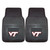 Virginia Tech - Virginia Tech Hokies 2-pc Vinyl Car Mat Set VT Primary Logo Black