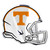 University of Tennessee - Tennessee Volunteers Embossed Helmet Emblem Power T Primary Logo Orange