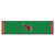 Arizona Cardinals Putting Green Mat Cardinal Head Primary Logo Green