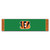 Cincinnati Bengals Putting Green Mat Striped B Priamry Logo Green