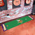 Minnesota Vikings Putting Green Mat Viking Head Primary Logo Green