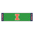 University of Illinois - Illinois Illini Putting Green Mat Block I Primary Logo Green
