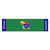 University of Kansas - Kansas Jayhawks Putting Green Mat Jayhawk Primary Logo Green