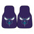 NBA - Charlotte Hornets 2-pc Carpet Car Mat Set 17"x27"