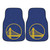 NBA - Golden State Warriors 2-pc Carpet Car Mat Set 17"x27"