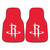 NBA - Houston Rockets 2-pc Carpet Car Mat Set 17"x27"