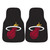 NBA - Miami Heat 2-pc Carpet Car Mat Set 17"x27"