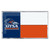 University of Texas at San Antonio - UTSA Roadrunners Embossed State Flag Emblem Primary Team Logo on State Flag Design Blue, Orange