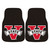 Valdosta State University - Valdosta State Blazers 2-pc Carpet Car Mat Set "V & Banner 'State'" Logo Black