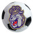 James Madison University - James Madison Dukes Soccer Ball Mat Duke Bulldog Alternate Logo White