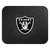 Las Vegas Raiders Utility Mat Raider Shield Primary Logo Black
