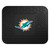 Miami Dolphins Utility Mat Dolphin Primary Logo Black