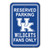 Kentucky Wildcats Sign 12 in. x 18 in. Plastic Reserved Parking Sign