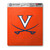 Virginia Cavaliers Matte Decal "V with Swords" Logo