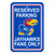 Kansas Jayhawks 12 in. x 18 in. Plastic Reserved Parking Sign