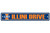 Illinois Fighting Illini Sign 4x24 Plastic Street Sign