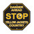 Georgia Tech Yellow Jackets Sign 12x12 Plastic Stop Sign