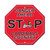 Louisville Cardinals Sign 12x12 Plastic Stop Sign