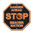 Oregon State Beavers Sign 12x12 Plastic Stop Sign