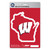 Wisconsin Badgers State Shape Decal "W" Logo / State of Wisconsin