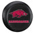 Arkansas Razorbacks Tire Cover Large Size Black