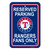 Texas Rangers 12 in. x 18 in. Plastic Reserved Parking Sign