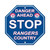 Texas Rangers Sign 12x12 Plastic Stop Sign
