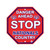 Washington Nationals Sign 12x12 Plastic Stop Sign