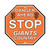 San Francisco Giants Sign 12x12 Plastic Stop Sign