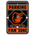 Baltimore Orioles  Plastic Fan Zone Parking