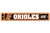 Baltimore Orioles Sign 4x24 Plastic Street Sign