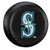 Seattle Mariners Black Tire Cover - Standard Size