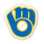 Milwaukee Brewers Magnet Car Style 12 Inch Glove Design