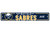 Buffalo Sabres Sign 4x24 Plastic Street Sign