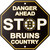 Boston Bruins Sign 12x12 Plastic Stop Sign