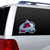 Colorado Avalanche Window Film 12 Inch Die Cut